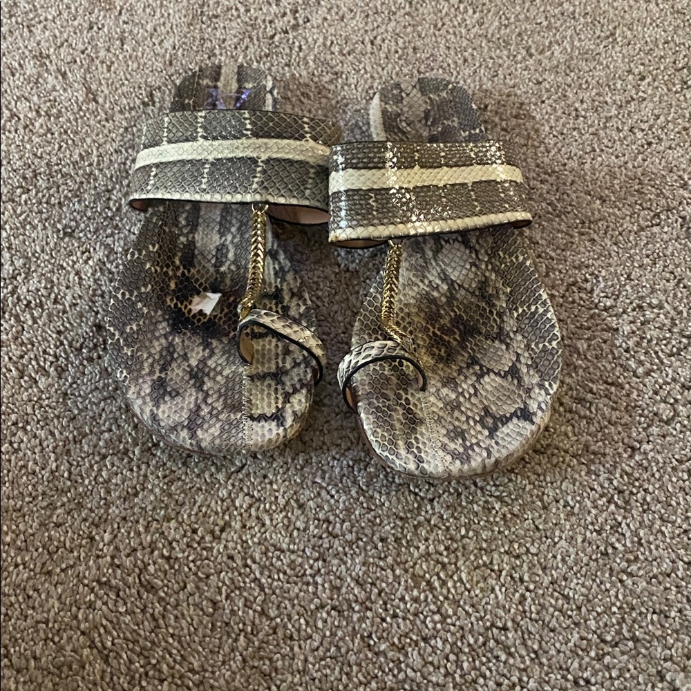 Vince Camuto Snake Print Flats